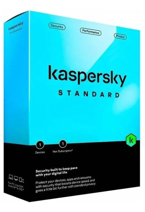 Kaspersky Standard Antivirus 1 Dispositivo 1 Ano Licença Digital Original