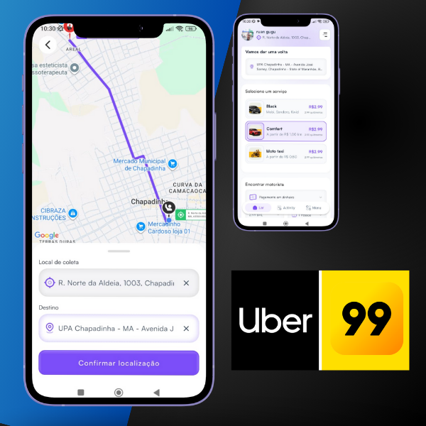 Aplicativo Clone do Uber – Modelo Totalzero MaraTaxi